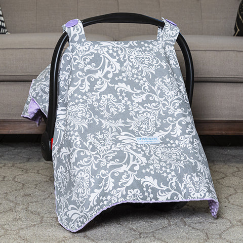 Belle - 2 in 1 Baby Car Seat Canopy and Breast Feeding Nursing Cover
