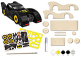 Batmobile Licensed Buildable Wood Paint DIY Kit