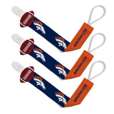 Pacifier Clip (3 Pack) - Denver Broncos-justbabywear