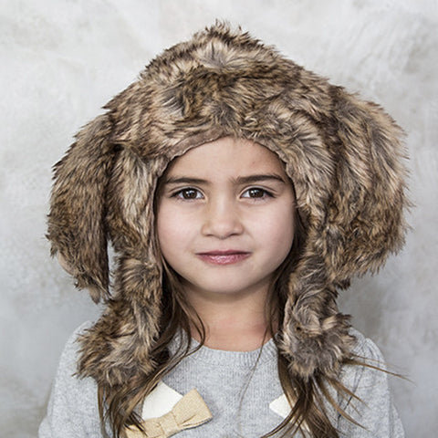 Hound Dog Faux Fur Eskimo Hat for Infants & Toddlers
