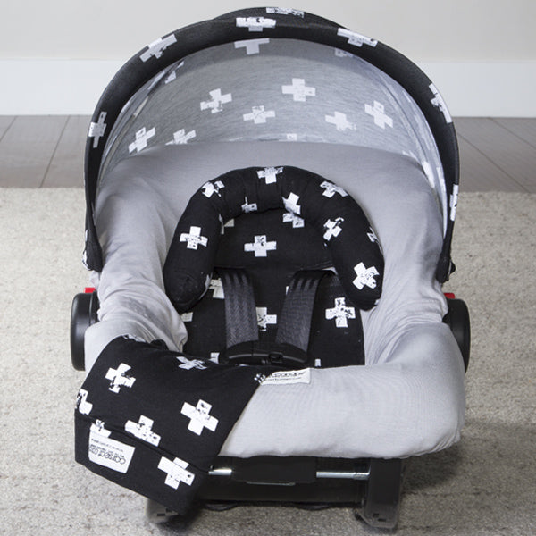 Ethan - Car Seat Canopy 5 Pc Whole Caboodle Baby Infant Car Seat Cover Kit
