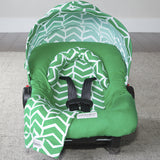 Ezra - Car Seat Canopy 5 Pc Whole Caboodle Baby Infant Car Seat Cover Kit