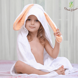 Bamboo Baby Amber Bunny Hooded Towel & 2 Washcloths