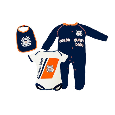 3pc Coast Guard Tiny Trooper Collection-justbabywear