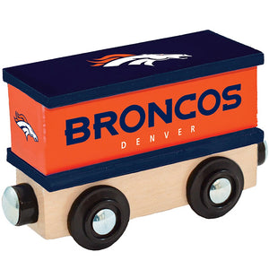Denver Broncos NFL Box Car Trains