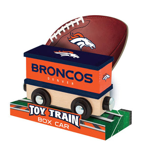 Denver Broncos NFL Box Car Trains