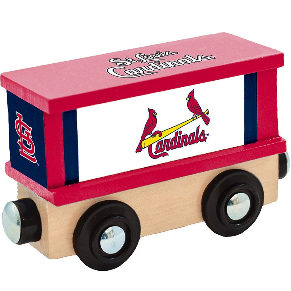 St. Louis Cardinals MLB Wood Box Car Train