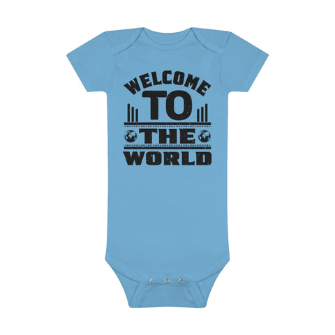 Welcome to the World Baby Short Sleeve Onesie