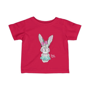 Happy Together Bunny Infant Girls Tee