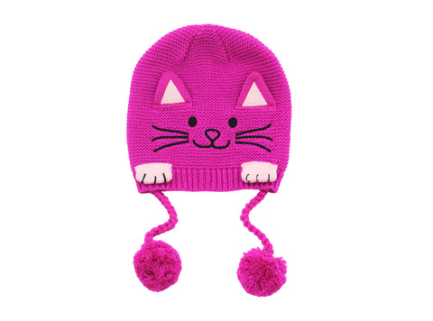 Lucky Cat Baby Knit Hat