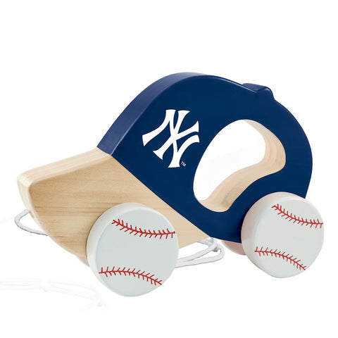 New York Yankees Push & Pull Wooden Toy