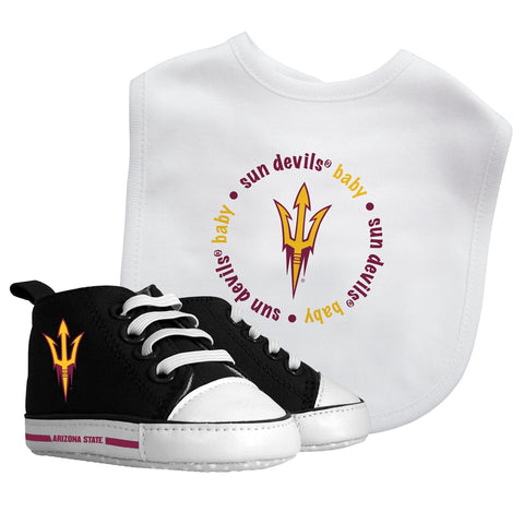 Bib & Prewalker Gift Set - Arizona State University-justbabywear