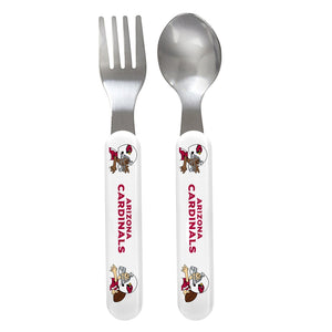 Fork & Spoon Set - Arizona Cardinals-justbabywear