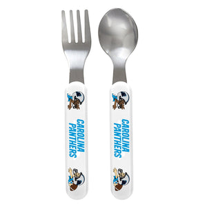 Fork & Spoon Set - Carolina Panthers-justbabywear