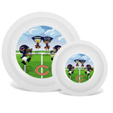 Plate & Bowl Set - Chicago Bears-justbabywear