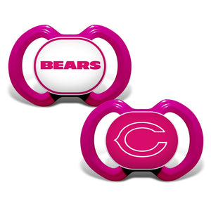 Gen. 3000 Pacifier 2-Pack - Pink - Chicago Bears-justbabywear