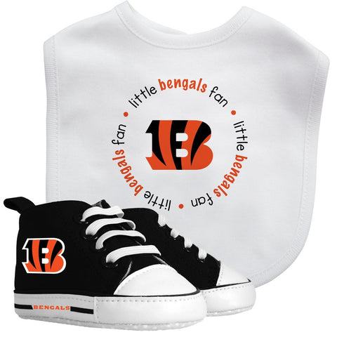Bib & Prewalker Gift Set - Cincinnati Bengals-justbabywear