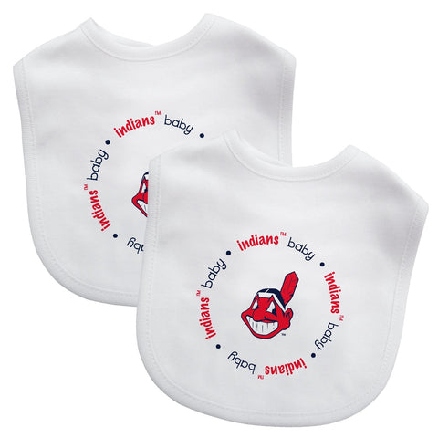 Bibs (2 Pack) - Cleveland Indians-justbabywear
