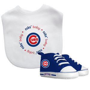 Bib & Prewalker Gift Set - Chicago Cubs-justbabywear