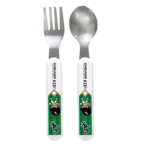 Fork & Spoon Set - Chicago White Sox-justbabywear