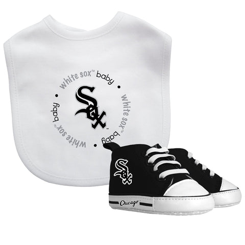 Bib & Prewalker Gift Set - Chicago White Sox-justbabywear