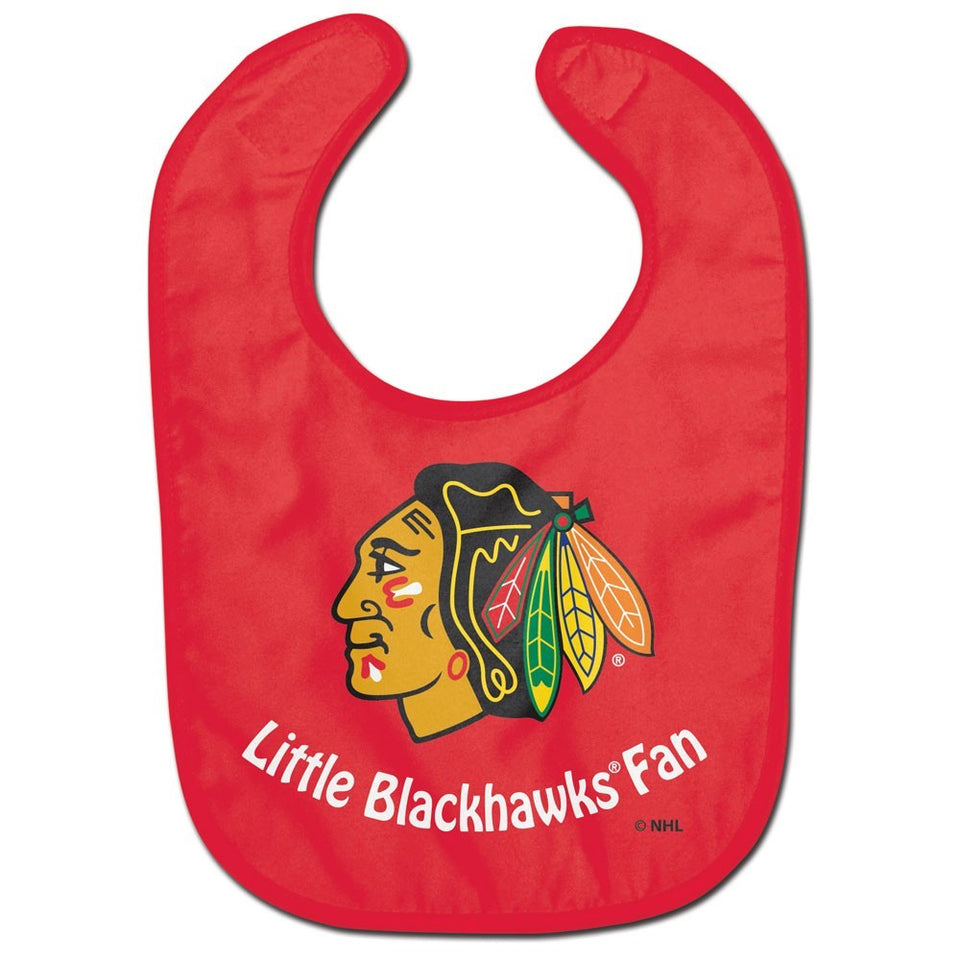 Chicago Blackhawks Team Color Baby Bib