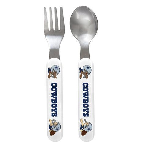 Fork & Spoon Set - Dallas Cowboys-justbabywear