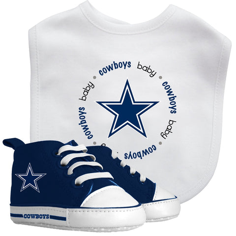 Bib & Prewalker Gift Set - Dallas Cowboys-justbabywear