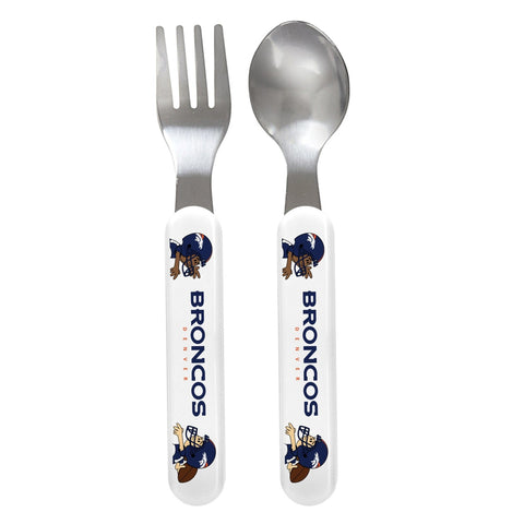 Fork & Spoon Set - Denver Broncos-justbabywear