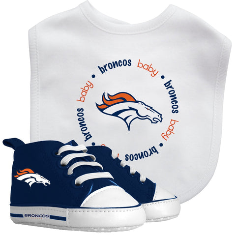 Bib & Prewalker Gift Set - Denver Broncos-justbabywear