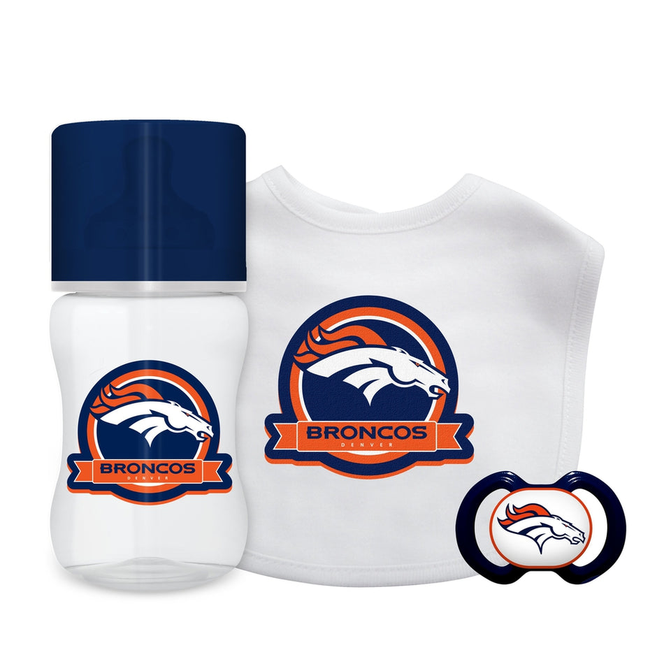 3-Piece Gift Set - Denver Broncos-justbabywear