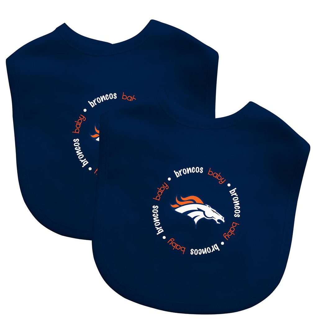 Bibs (2 Pack) - Denver Broncos-justbabywear