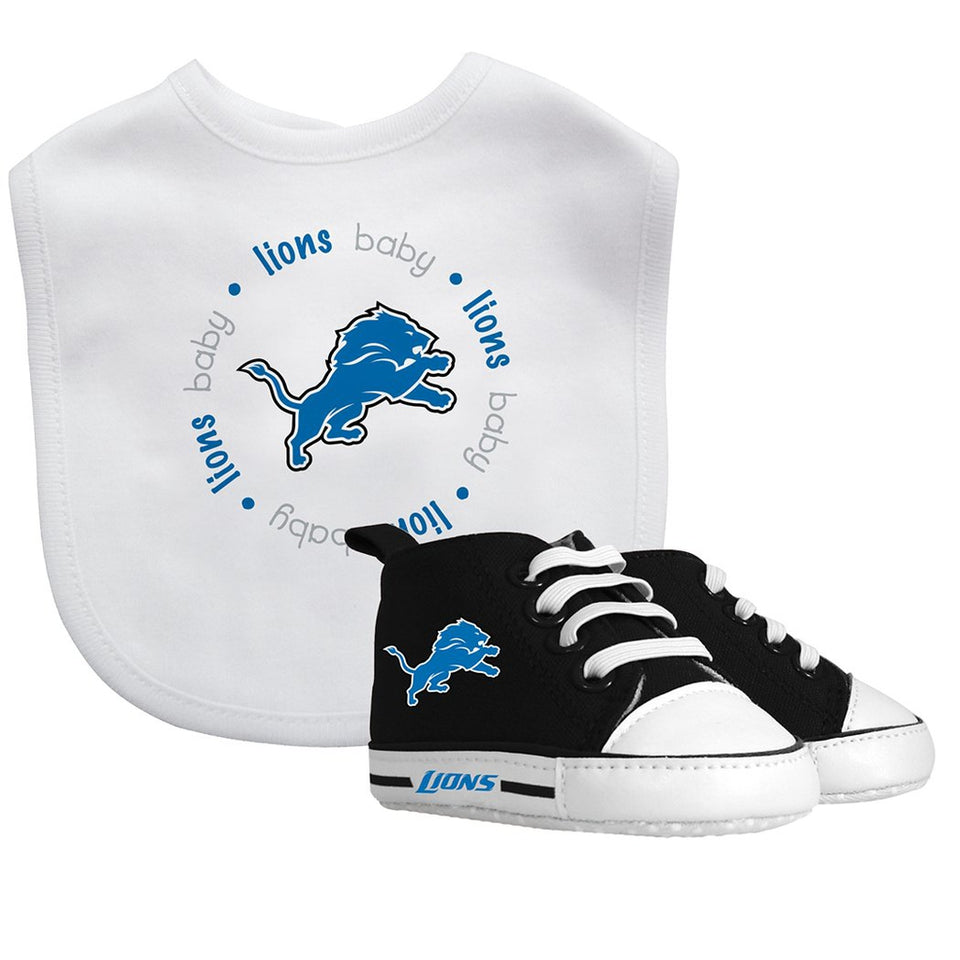 Bib & Prewalker Gift Set - Detroit Lions-justbabywear