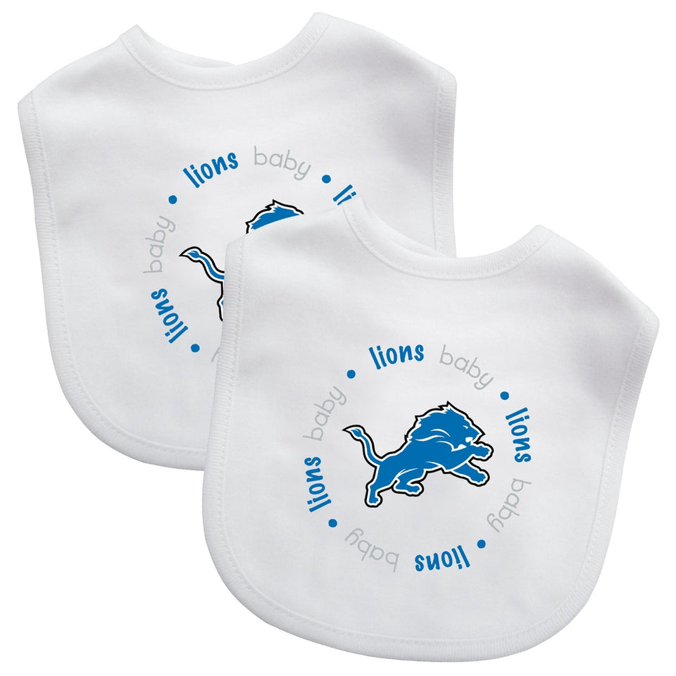 Bibs (2 Pack) - Detroit Lions-justbabywear