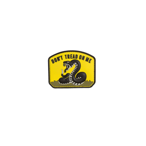 Yellow Don't Tread on Me Gadsden Patch