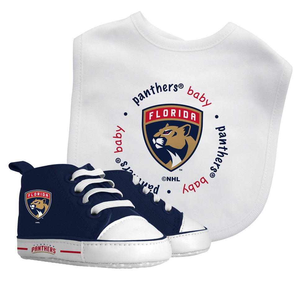 Bib & Prewalker Gift Set - Florida Panthers-justbabywear