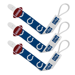 Pacifier Clip (3 Pack) - Indianapolis Colts-justbabywear
