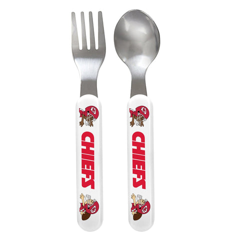 Fork & Spoon Set - Kansas City Chiefs-justbabywear