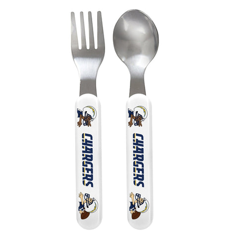 Fork & Spoon Set - Los Angeles Chargers-justbabywear