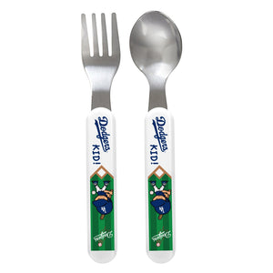 Fork & Spoon Set - Los Angeles Dodgers-justbabywear