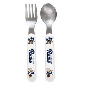 Fork & Spoon Set - Los Angeles Rams-justbabywear