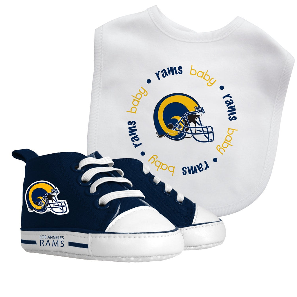 Bib & Prewalker Gift Set - Los Angeles Rams Vintage-justbabywear