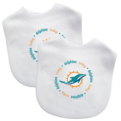 Bibs (2 Pack) - Miami Dolphins-justbabywear