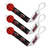 Pacifier Clip (3 Pack) - Miami Heat-justbabywear