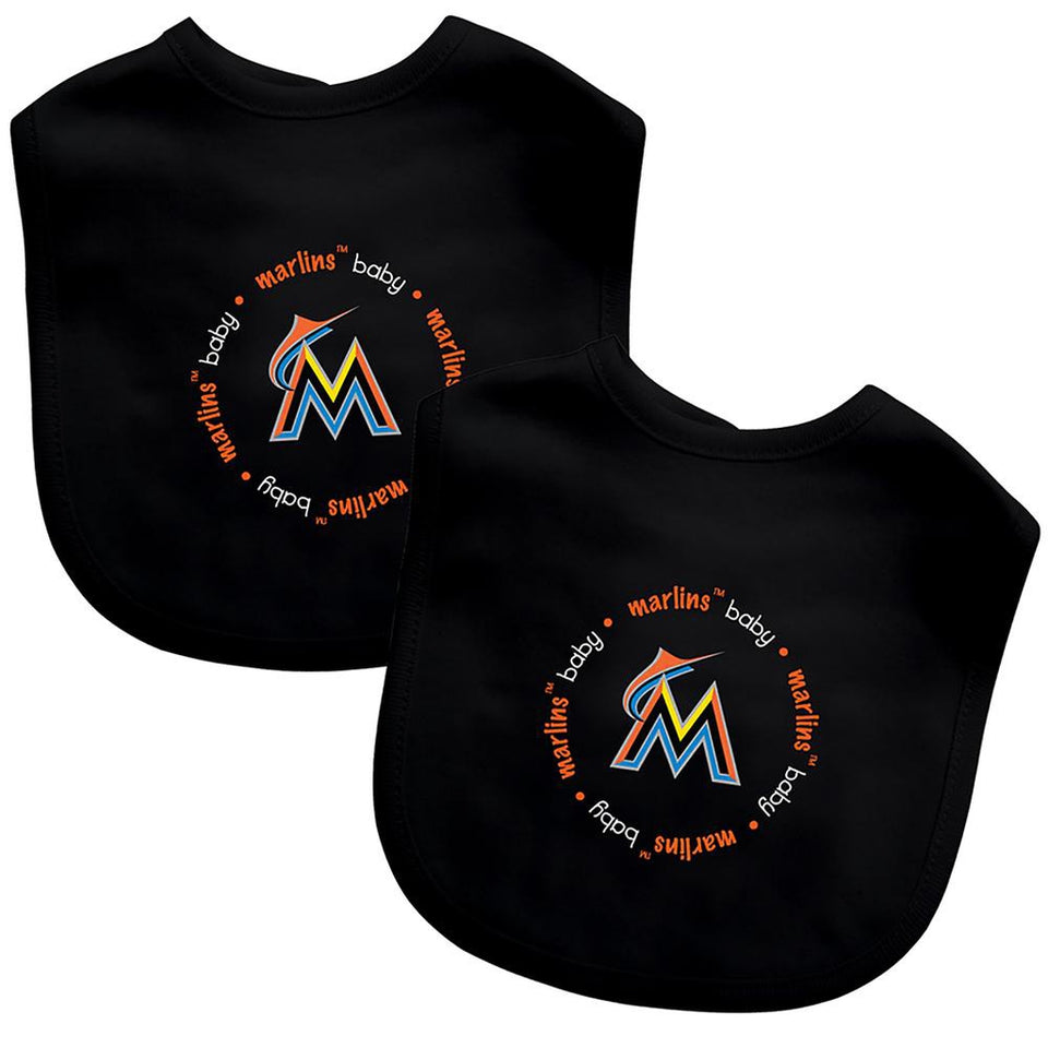 Bibs (2 Pack) - Miami Marlins-justbabywear