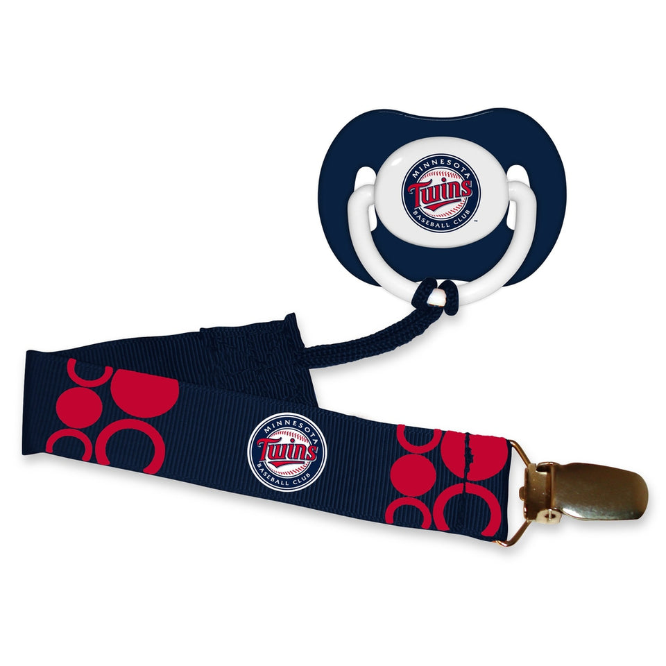 Pacifier with Clip - Minnesota Twins-justbabywear