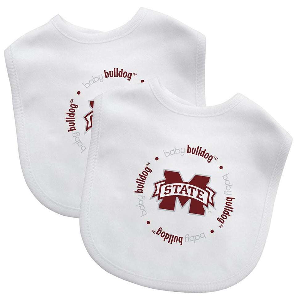 Bibs (2 Pack) - Mississippi State University-justbabywear