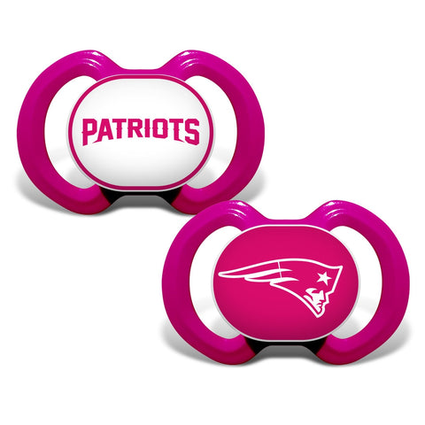 Gen. 3000 Pacifier 2-Pack - Pink - New England Patriots-justbabywear