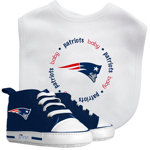 Bib & Prewalker Gift Set - New England Patriots-justbabywear