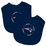 Bibs (2 Pack) - New England Patriots-justbabywear